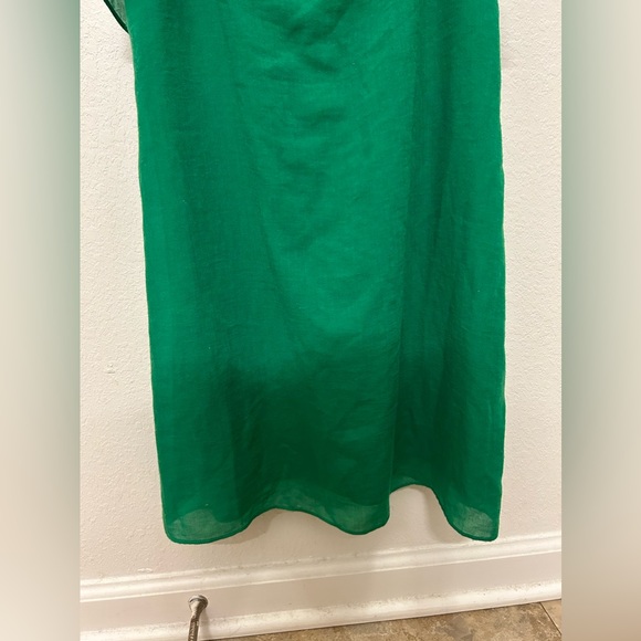 Alice + Olivia Etta Ruffle Mini Dress in Kelly Green - Picture 5 of 9